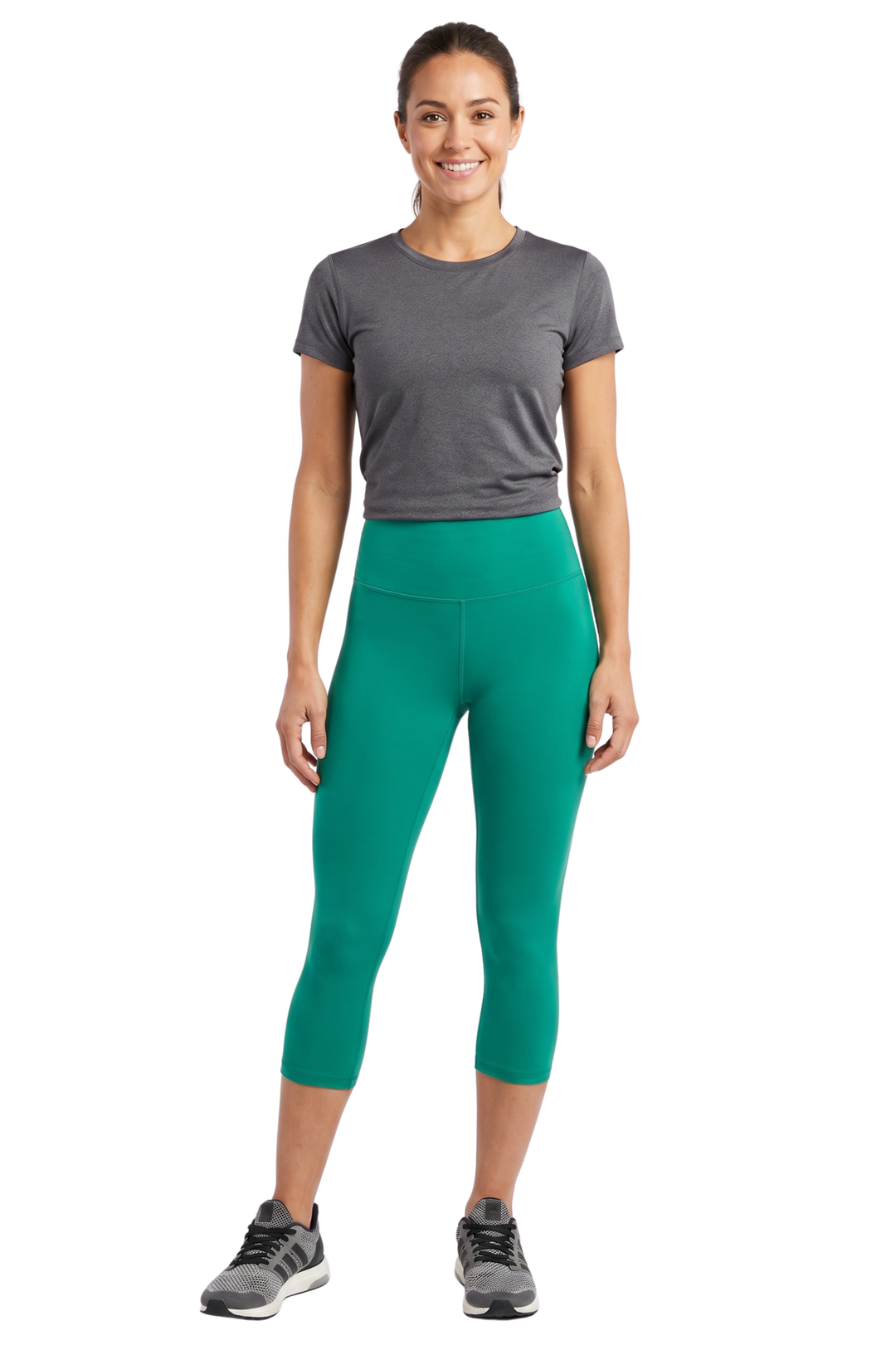 Wholesale Buttery Smooth Basic Solid High Waisted Capris - 3 Inch - New Mix