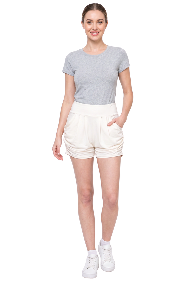Wholesale Buttery Smooth Solid Basic Harem Shorts