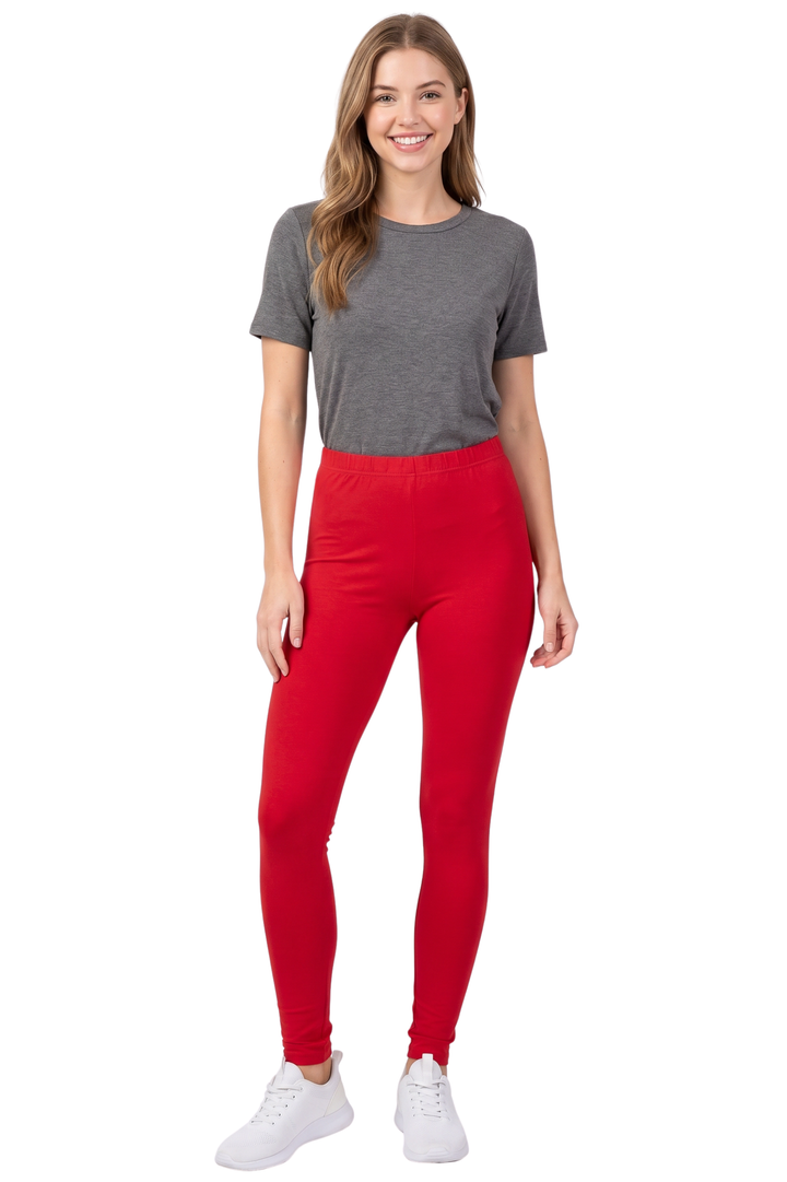 Wholesale Buttery Smooth Basic Solid Leggings - EEVEE