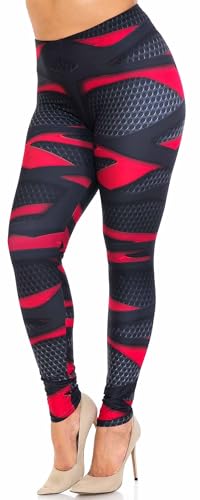 Wholesale Creamy Soft Cascading 3D Sport Wrap Plus Size Leggings - USA Fashion
