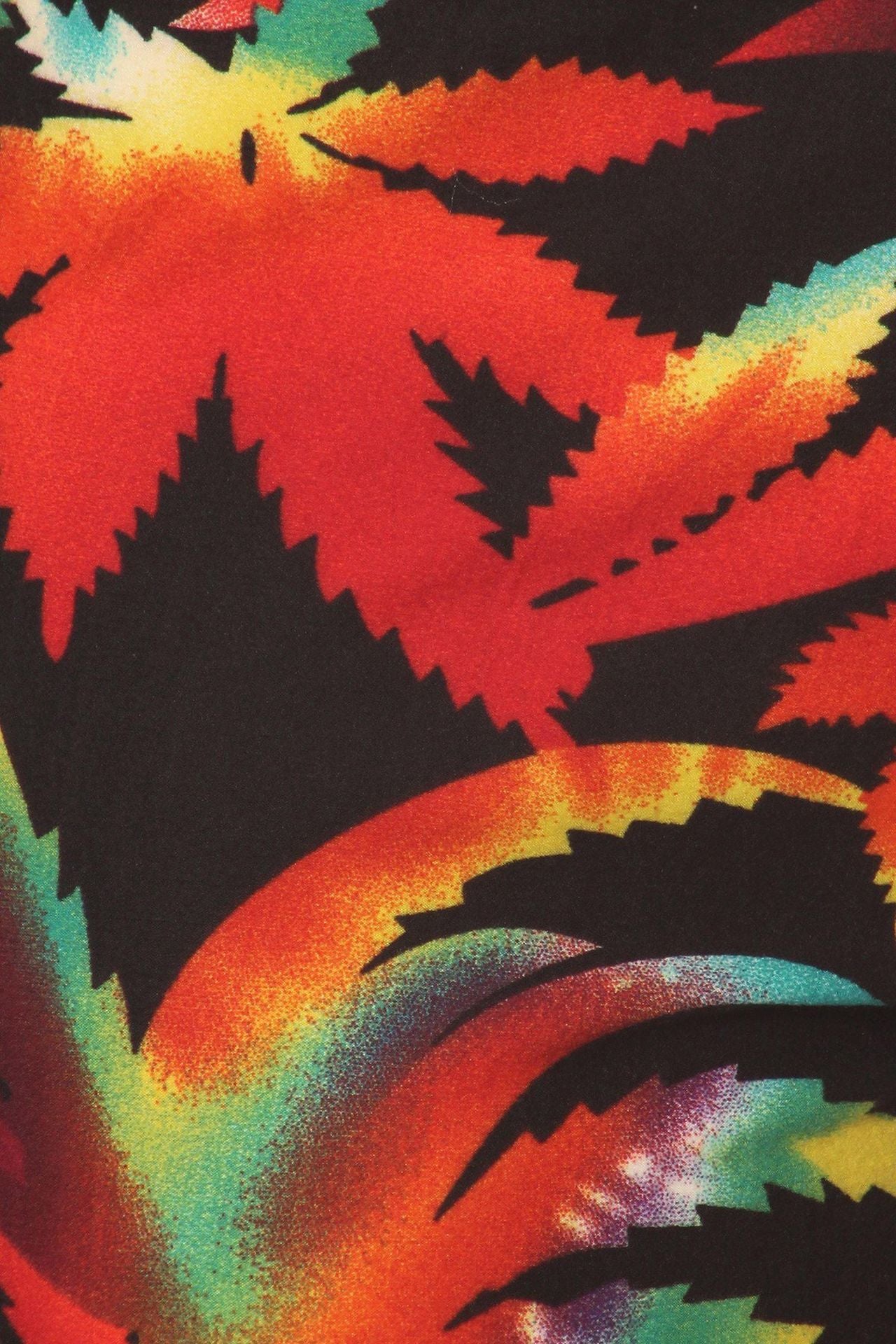 Wholesale Buttery Smooth Rainbow Marijuana Joggers