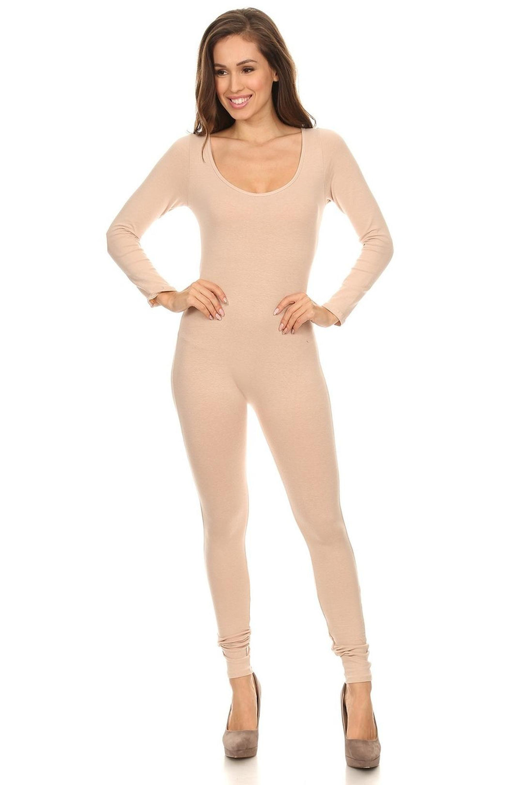 Wholesale USA Full Long Sleeve Cotton Jumpsuit