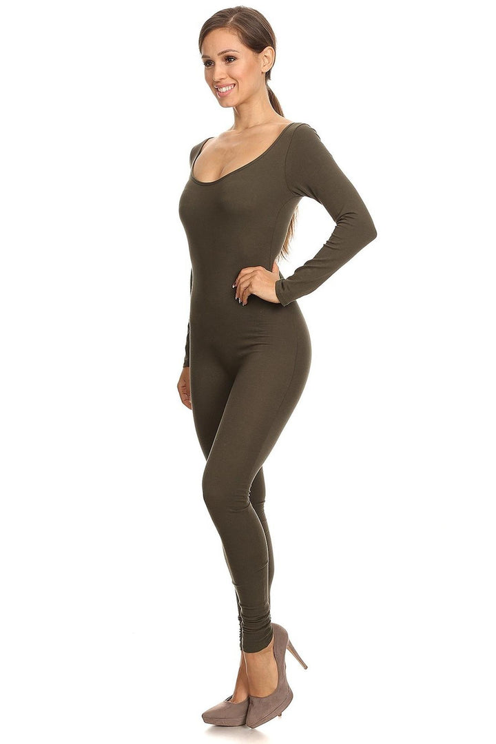 Wholesale USA Full Long Sleeve Cotton Jumpsuit