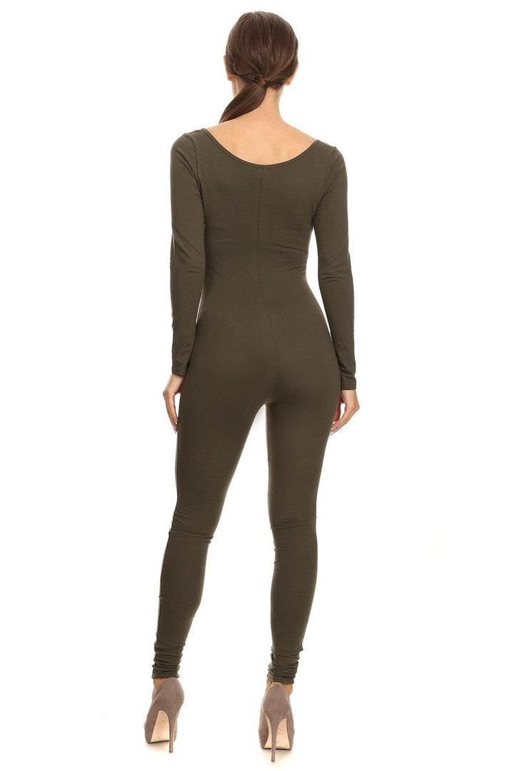 Wholesale USA Full Long Sleeve Cotton Jumpsuit