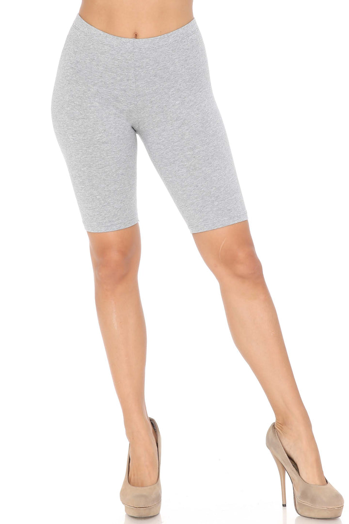 Wholesale USA Basic Cotton Bermuda Thigh Shorts