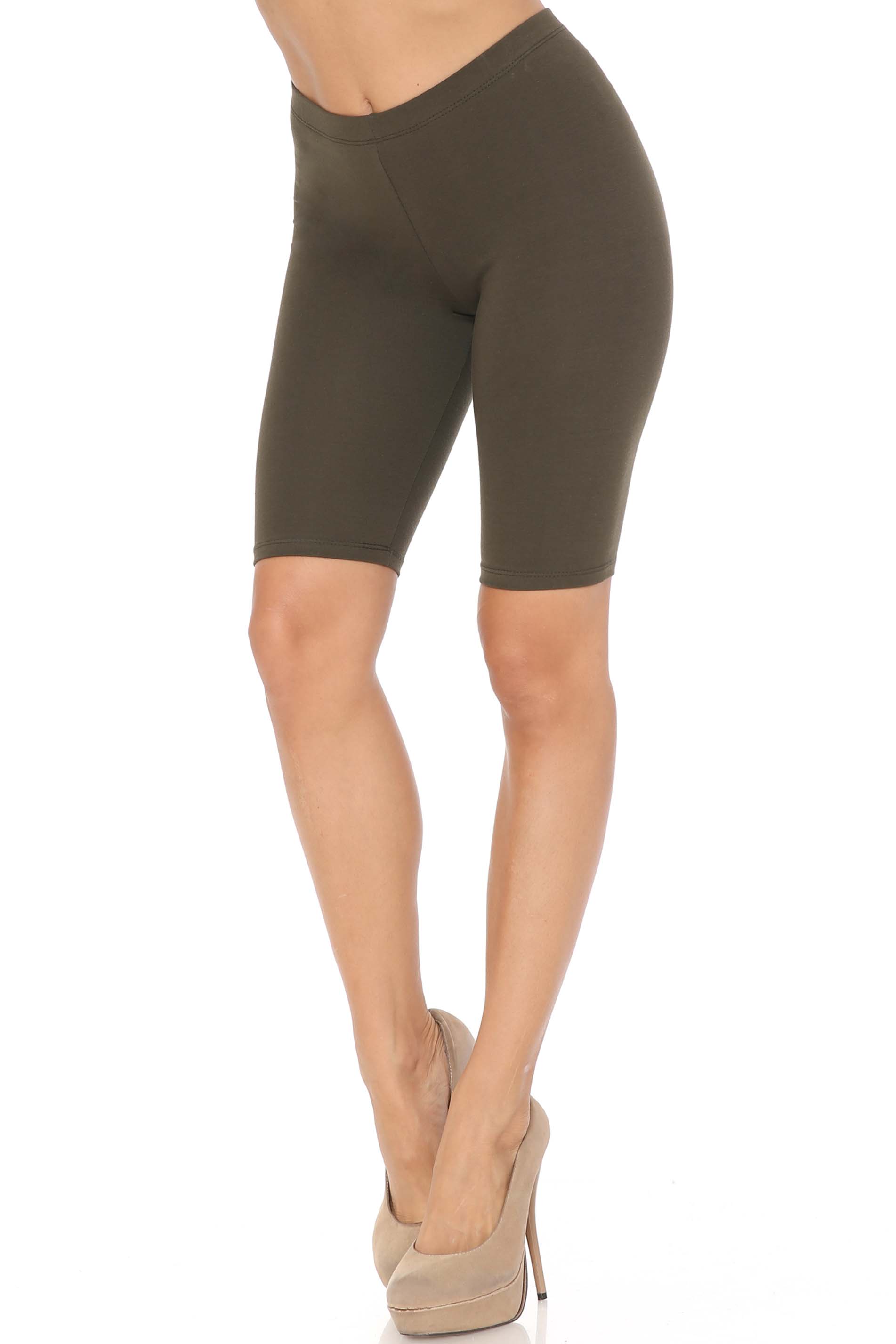 Wholesale USA Basic Cotton Bermuda Thigh Shorts