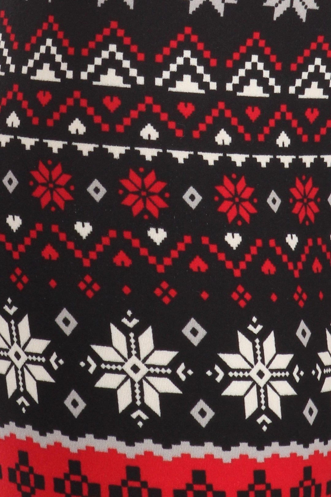 Wholesale Soft Fleece Snowflake Blizzard Holiday Leggings