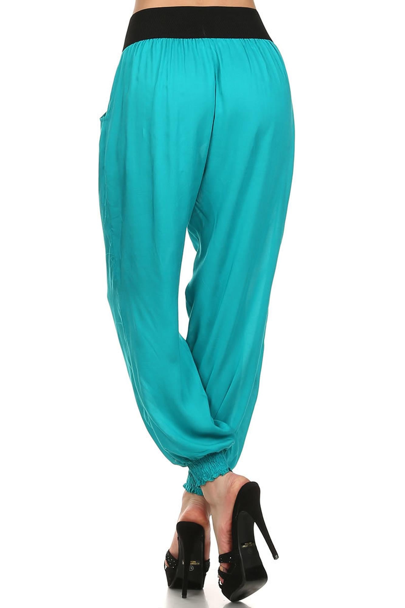 Wholesale Easy Casual Belted Harem Loose Fit Leggings