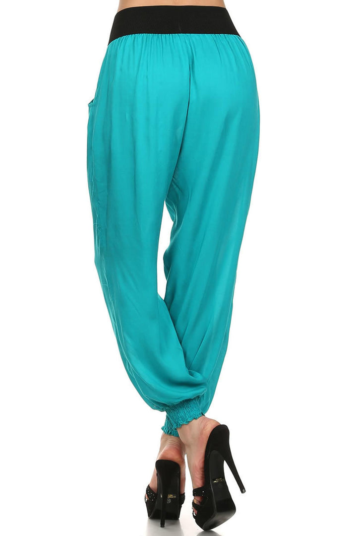 Wholesale Easy Casual Belted Harem Loose Fit Leggings