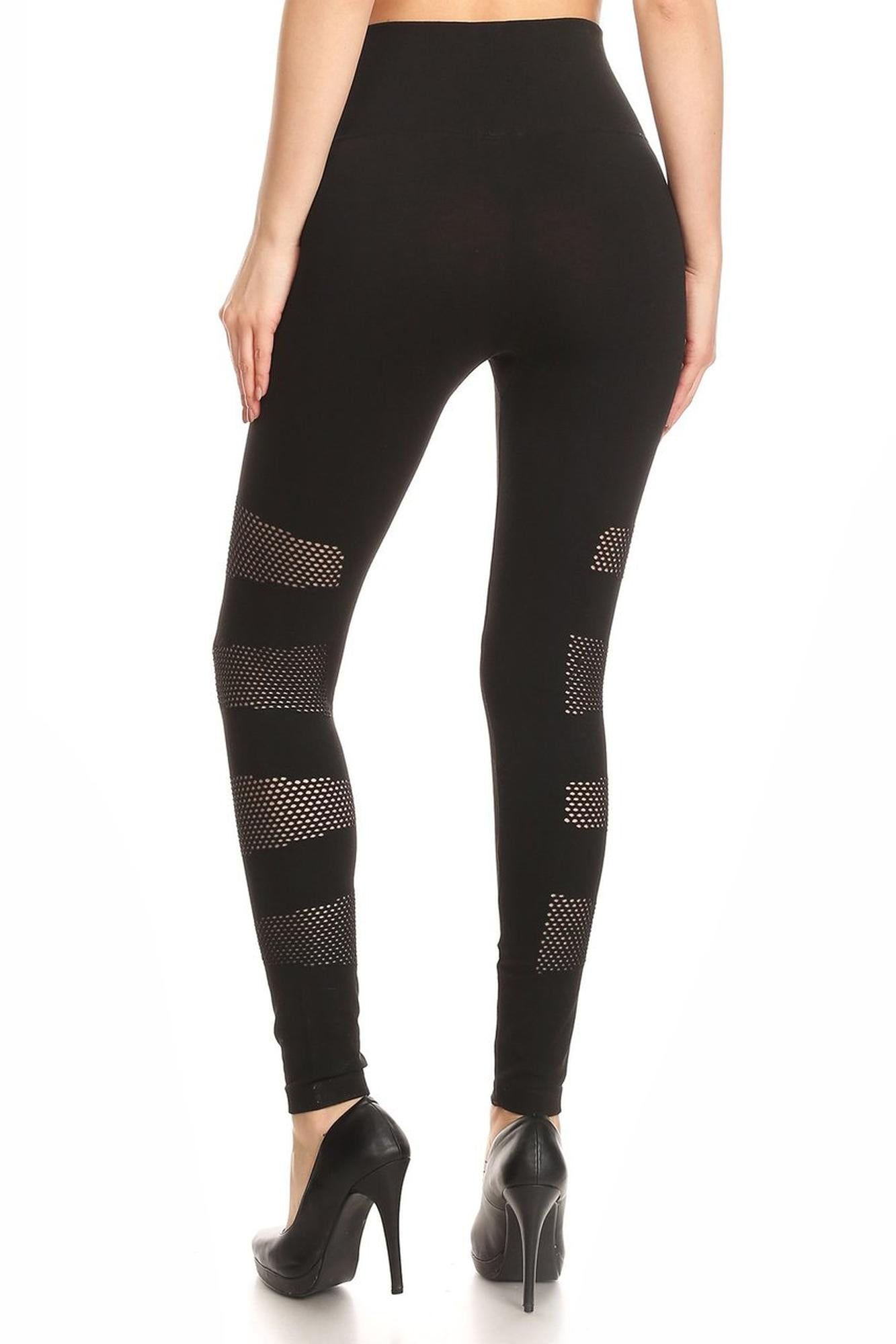 Wholesale Premium Multi Patch Mesh Sport Leggings