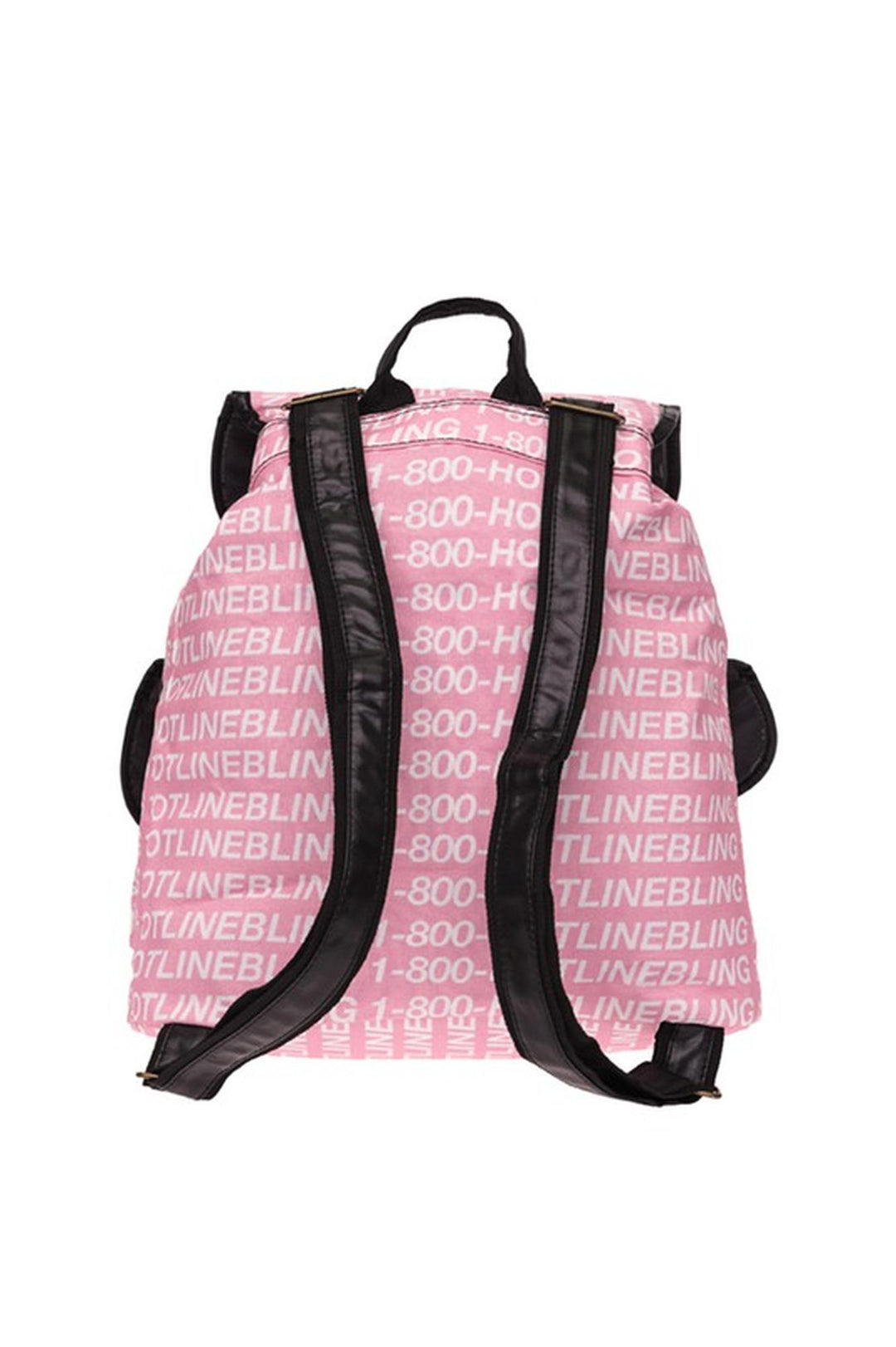 Wholesale Hotline Bling Graphic Print Buckle Flap Backpack