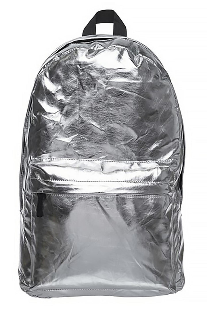 Wholesale Shiny Silver Metallic Backpack