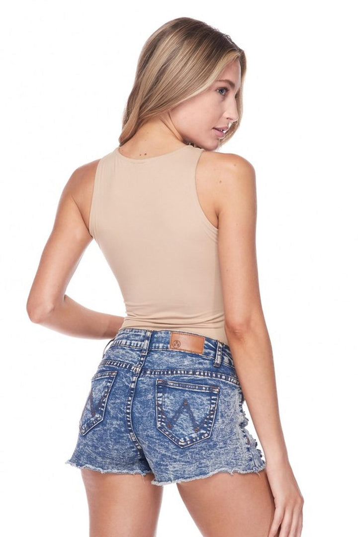 Wholesale Buttery Smooth Solid Basic Bodysuit