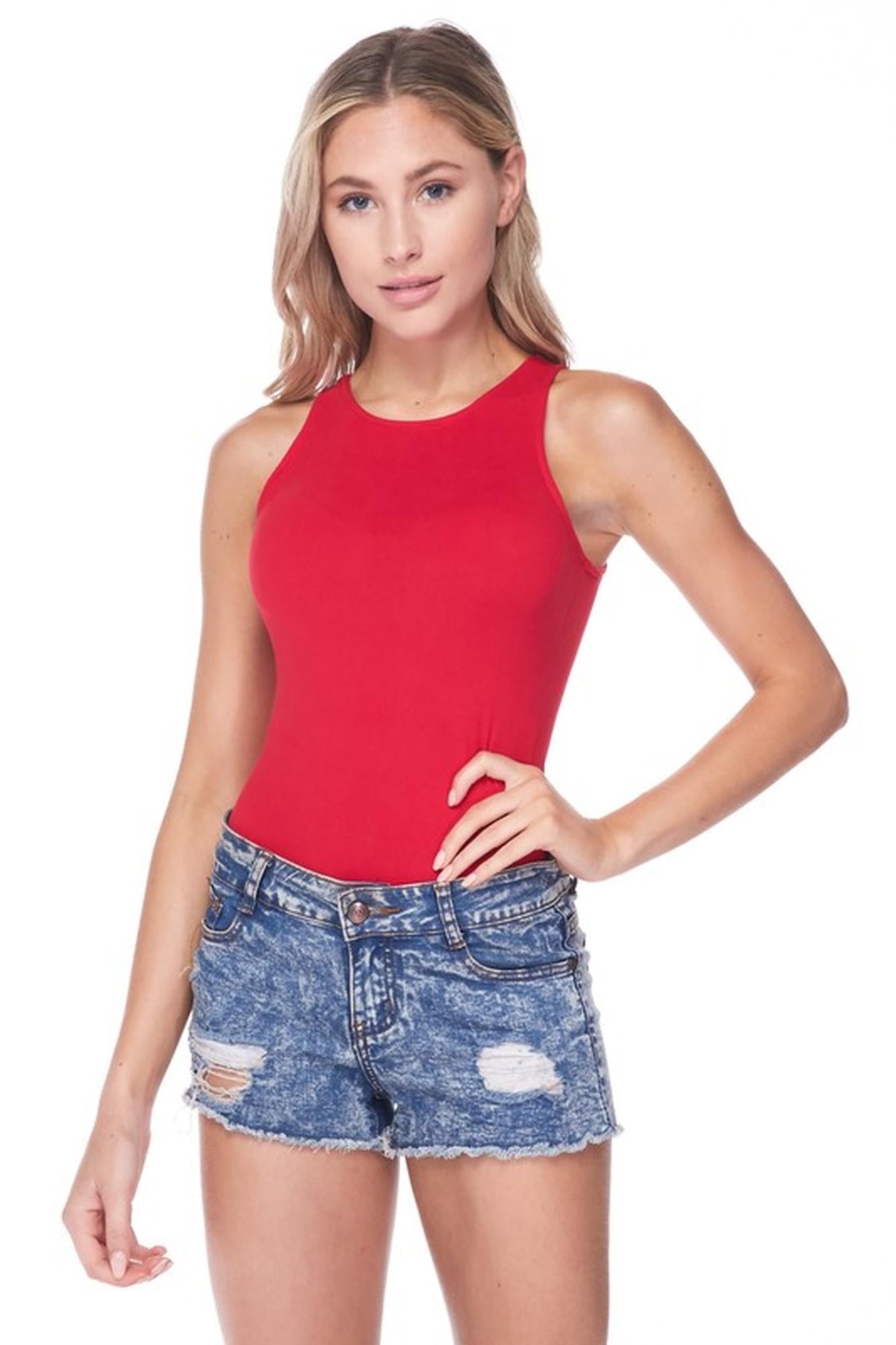 Wholesale Buttery Smooth Solid Basic Bodysuit