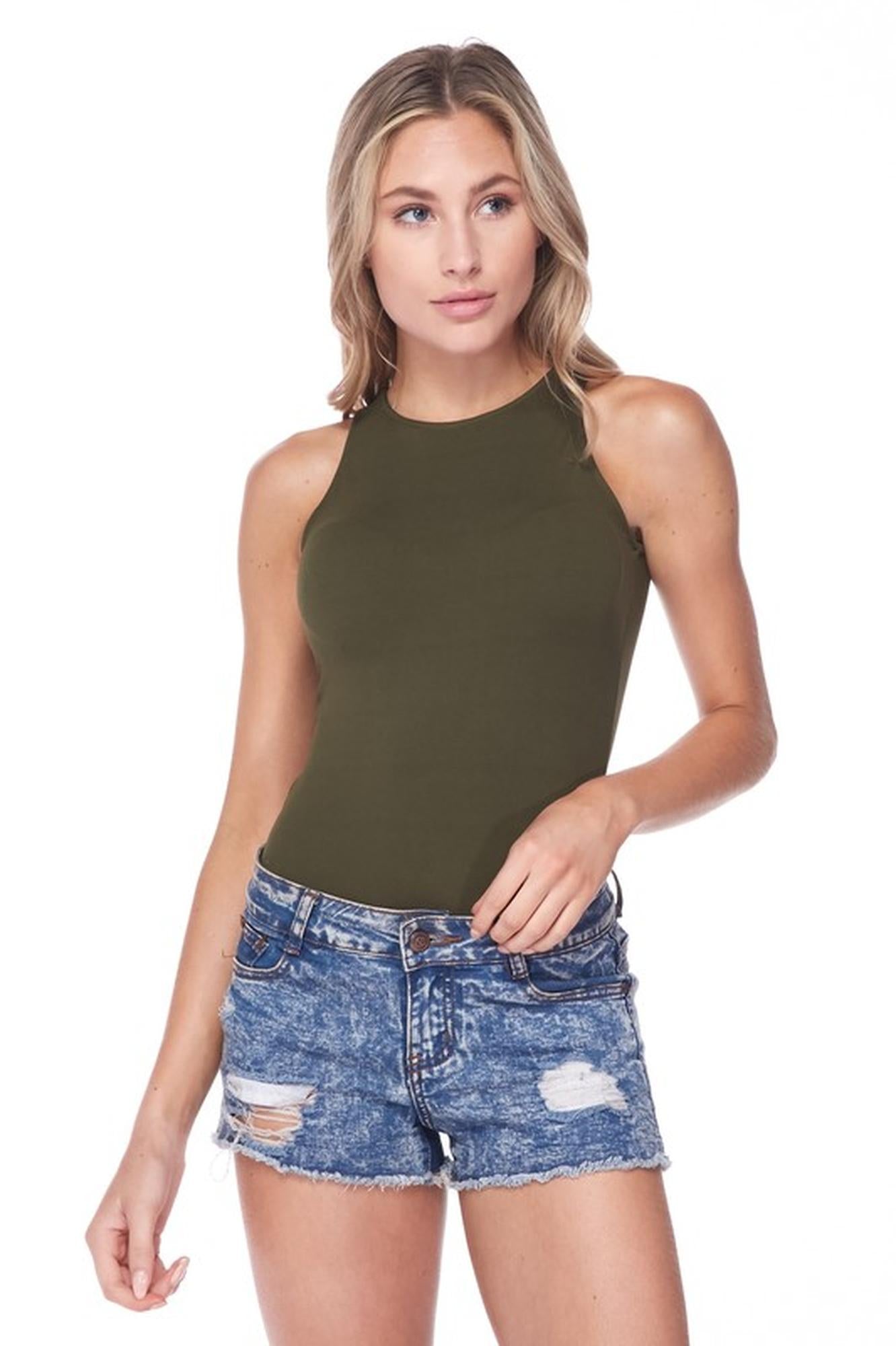 Wholesale Buttery Smooth Solid Basic Bodysuit