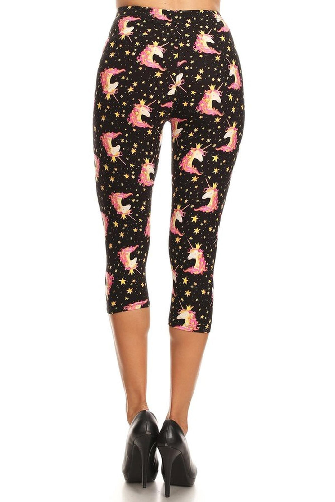 Wholesale Buttery Soft Twinkle Unicorn Capris - LIMITED EDITION