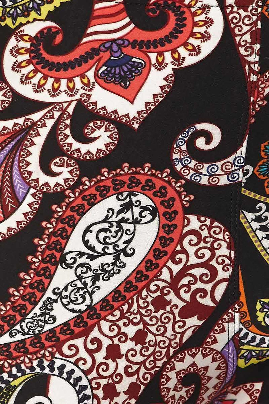 Wholesale Buttery Smooth Raspberry Paisley Capris