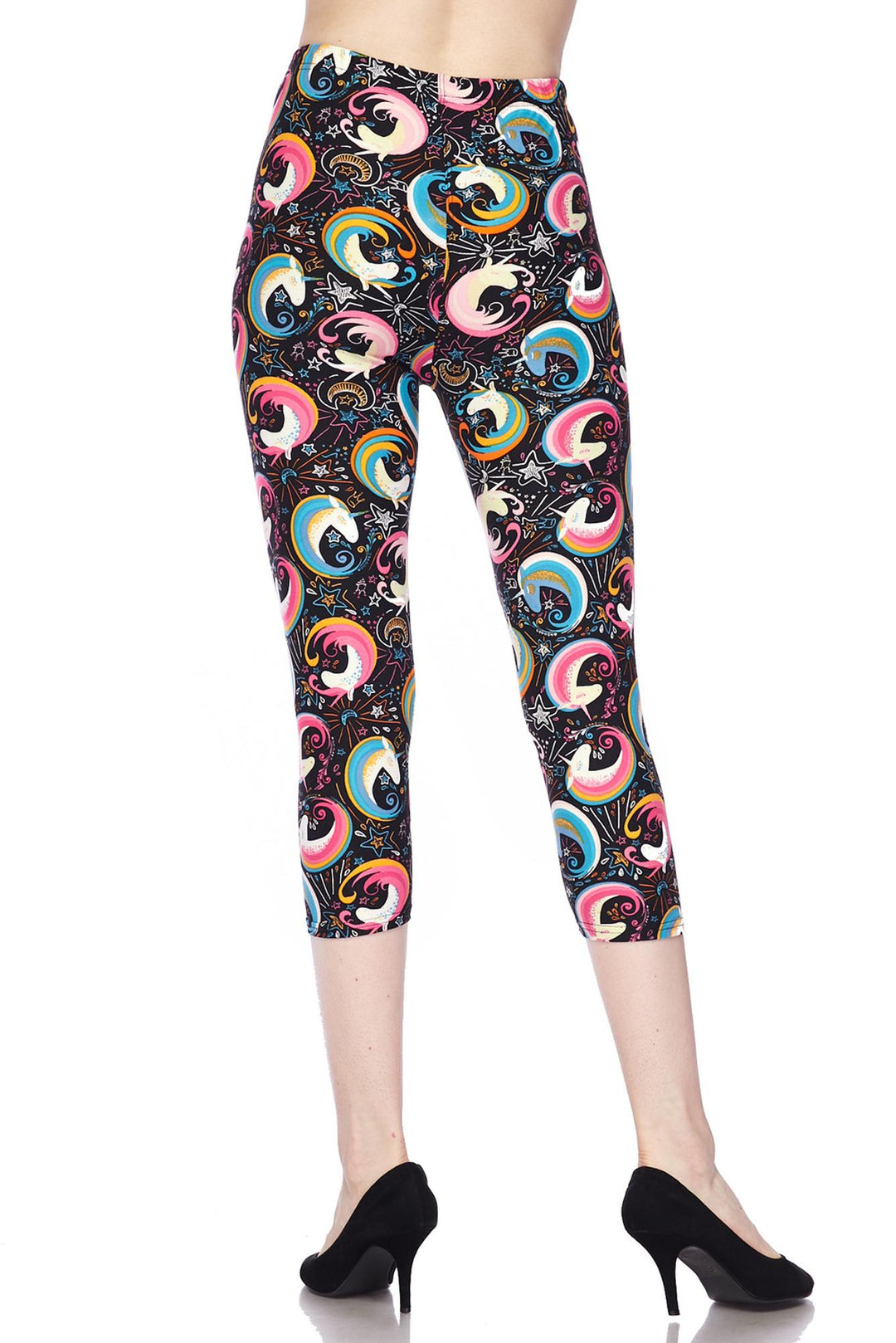 Wholesale Buttery Smooth Groovy Hip Unicorn Capris