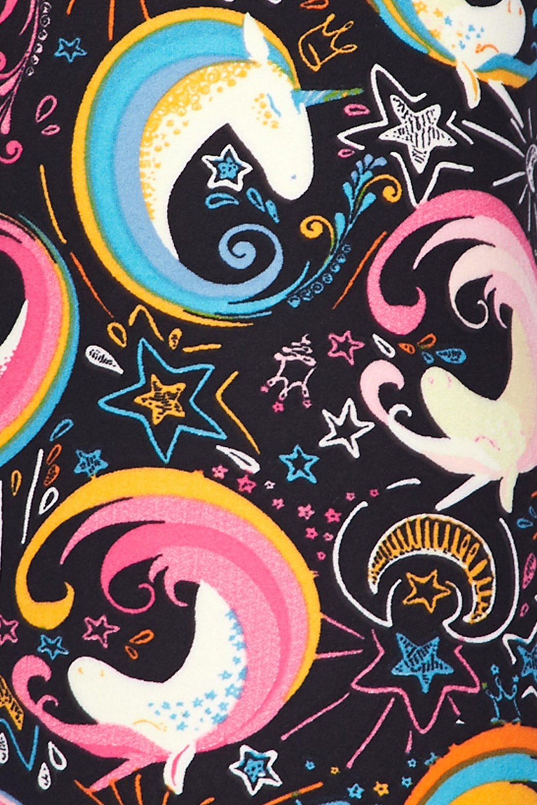 Wholesale Buttery Smooth Groovy Hip Unicorn Capris