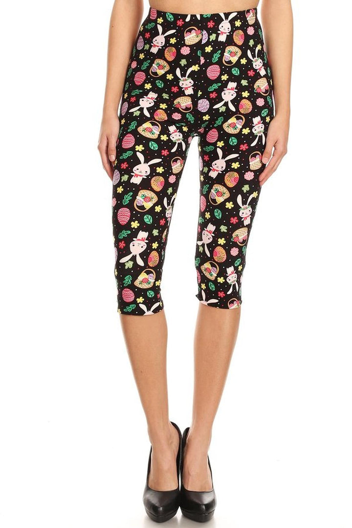 Wholesale Buttery Smooth Happy Easter Capris