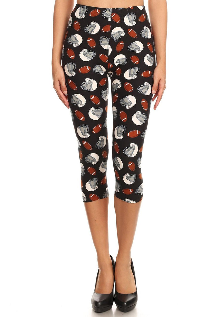 Wholesale Buttery Smooth National Football Capris - LIMITED EDITION