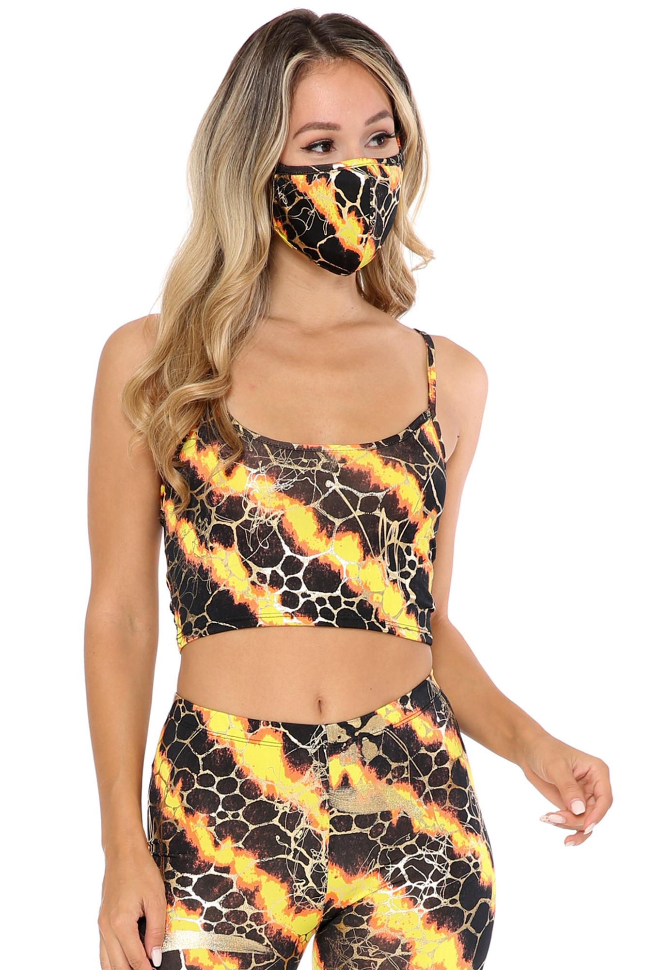 Wholesale Colorcade Spaghetti Crop Top - Made in USA - LIMITED EDITION