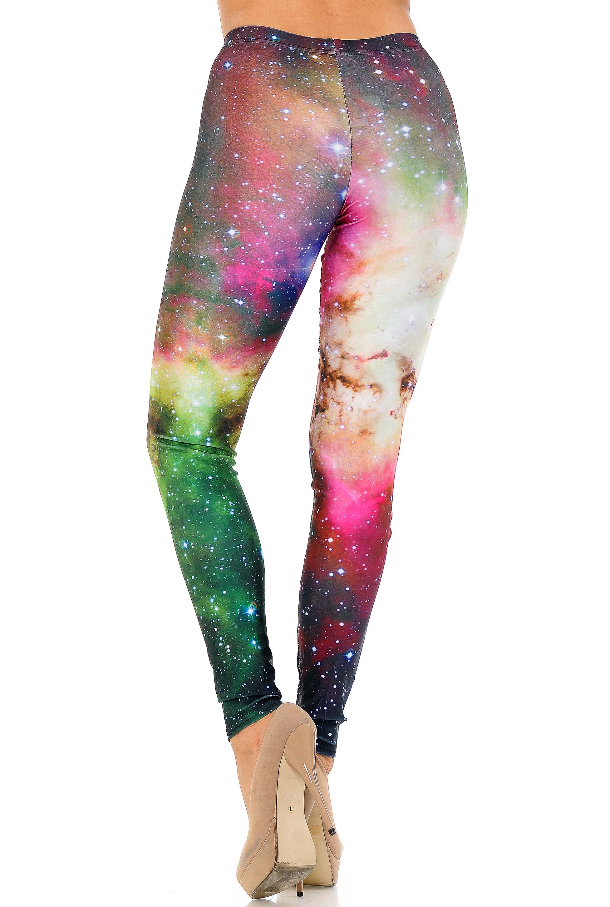 Wholesale Graphic Print Lucid Nebula Galaxy Leggings