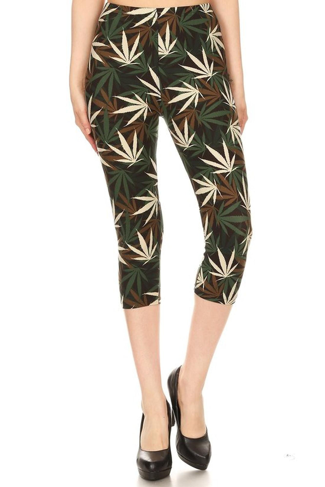 Wholesale Buttery Smooth Earthen Marijuana Capris