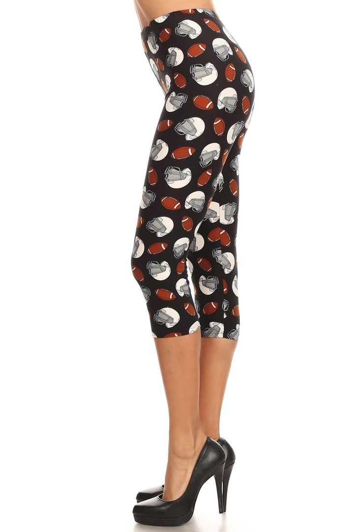 Wholesale Buttery Smooth National Football Capris - LIMITED EDITION