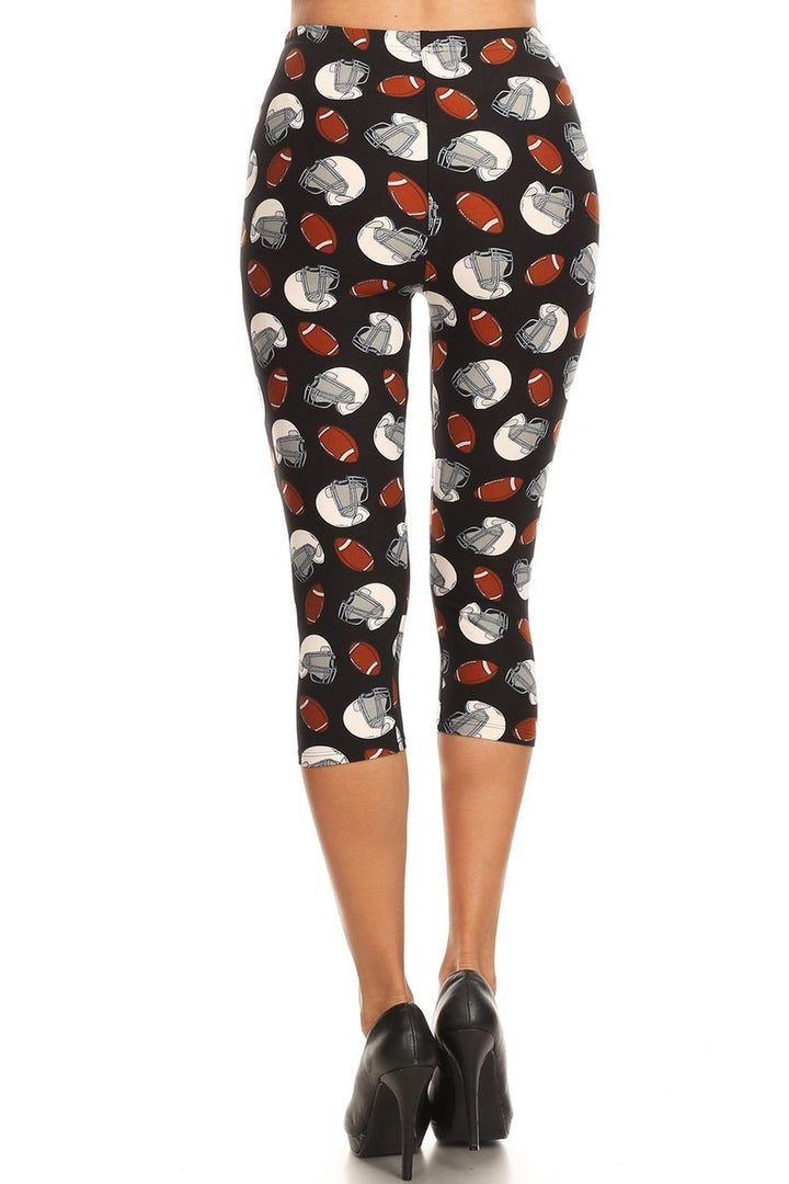 Wholesale Buttery Smooth National Football Capris - LIMITED EDITION