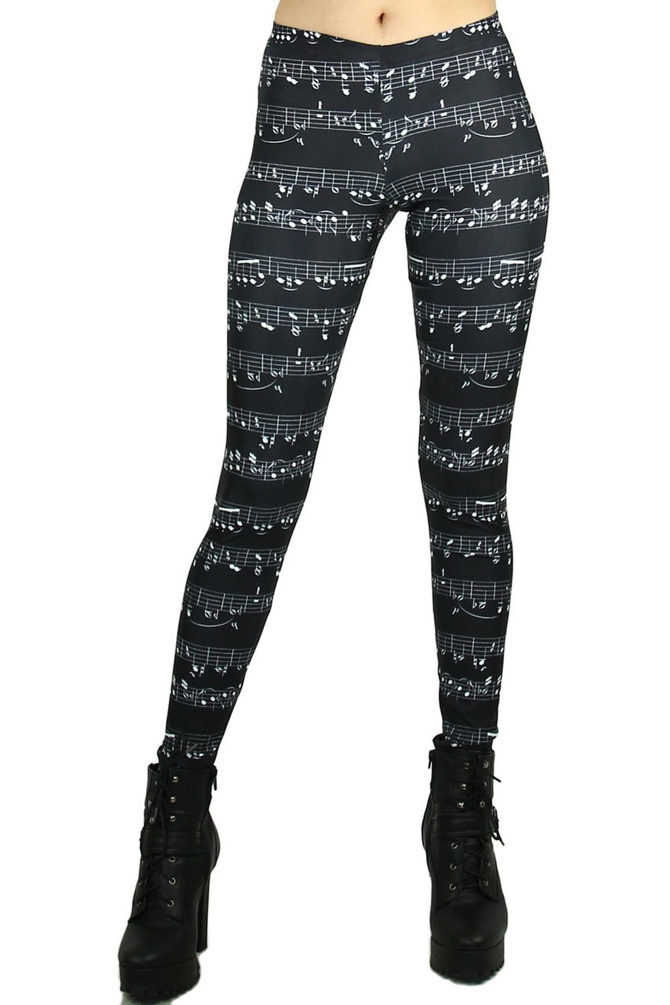Wholesale Premium Graphic Musical Leggings