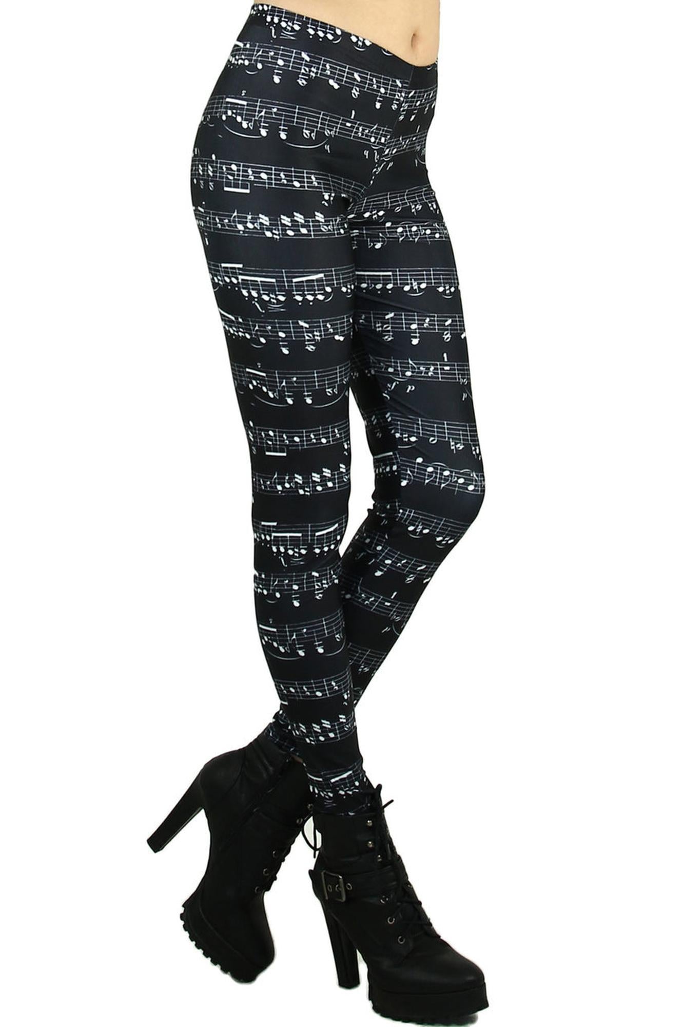 Wholesale Premium Graphic Musical Leggings