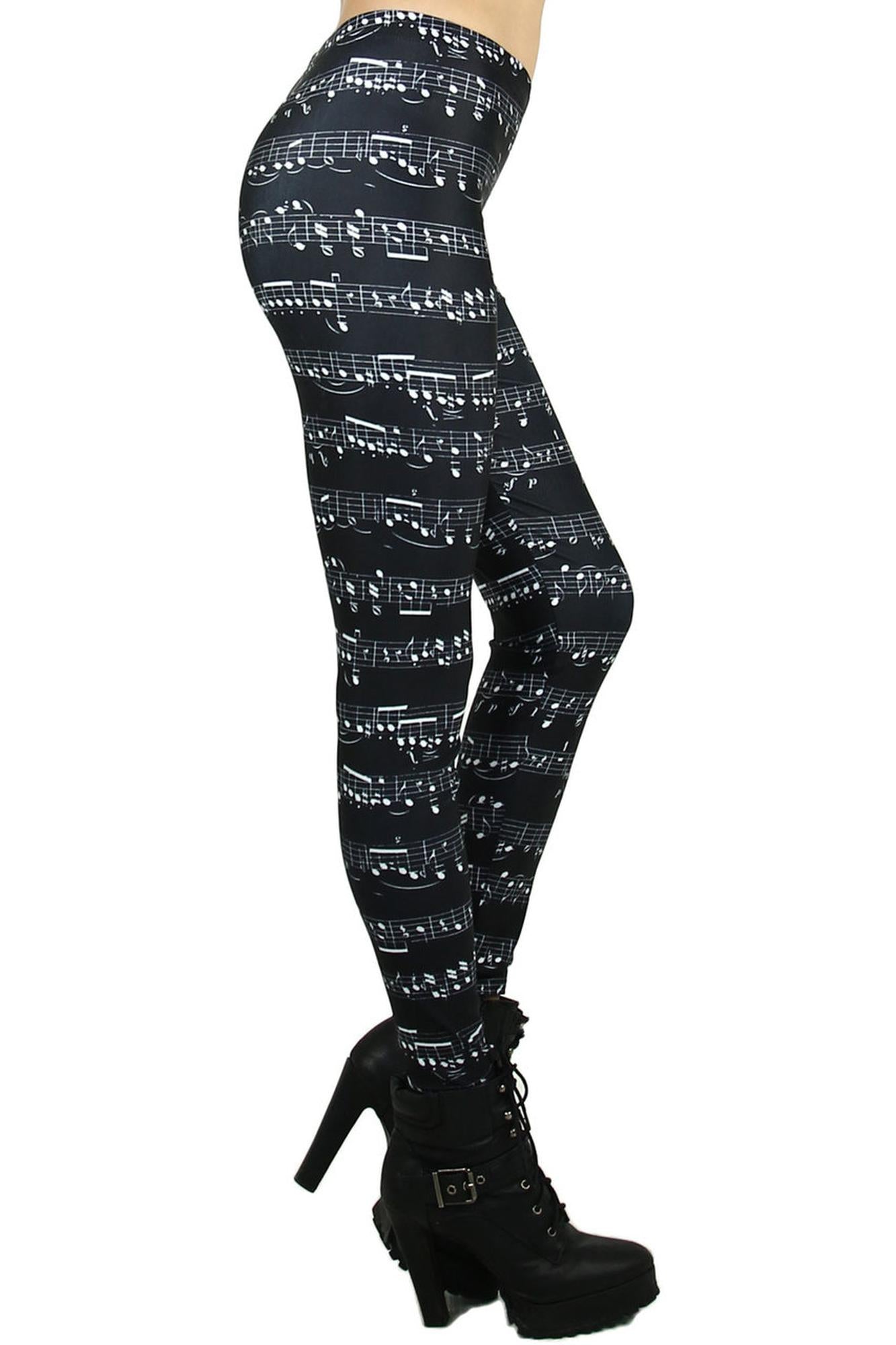 Wholesale Premium Graphic Musical Leggings