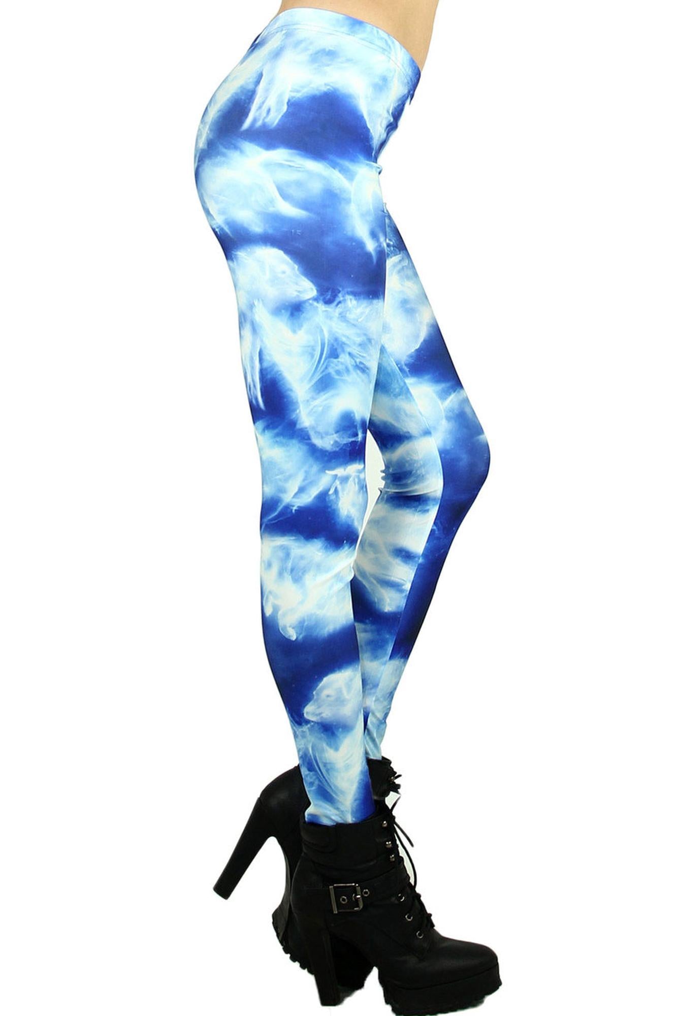 Wholesale Premium Graphic Print Animal Vapor Leggings