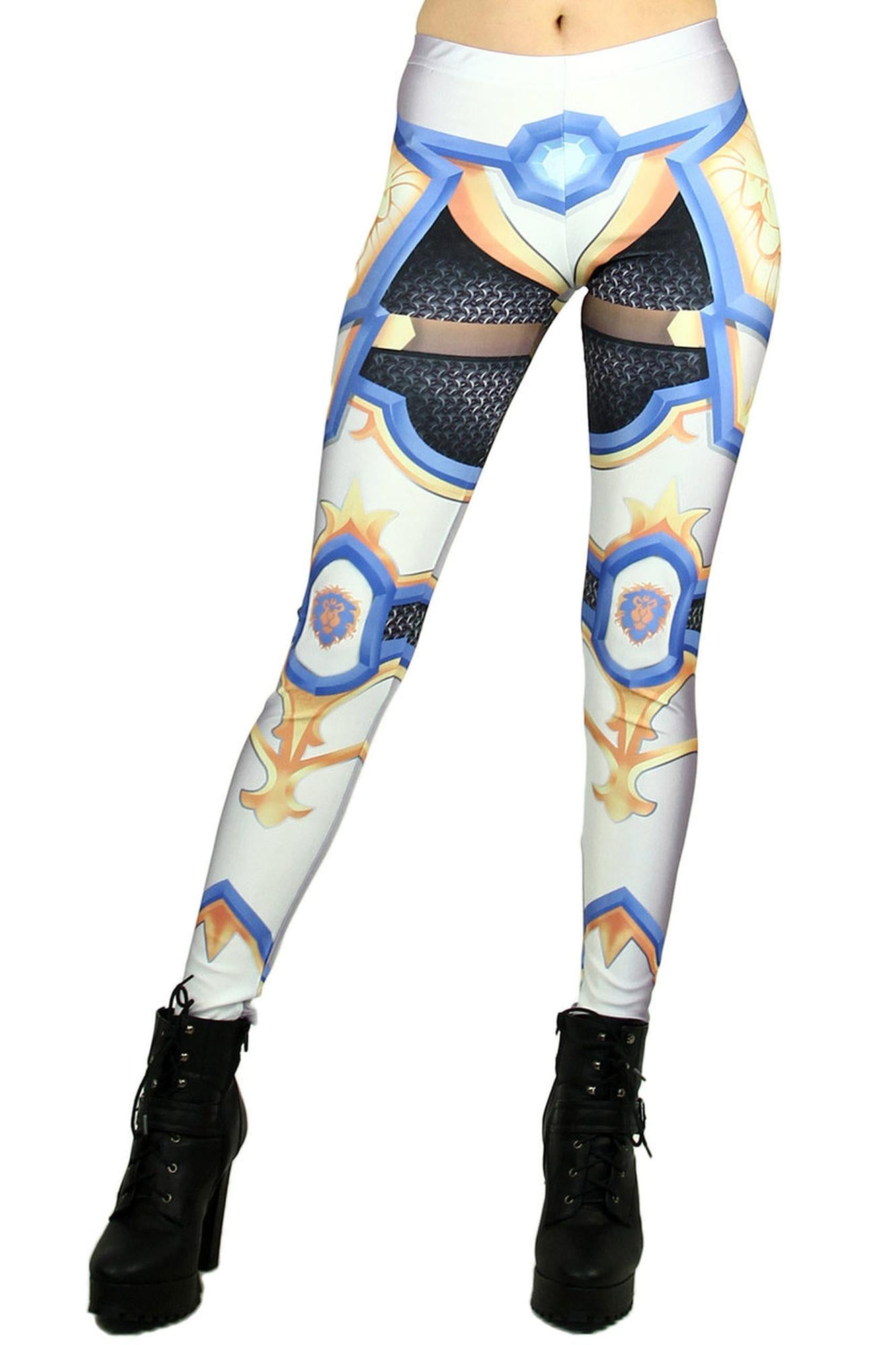 Wholesale Graphic Print Hero Armor Leggings