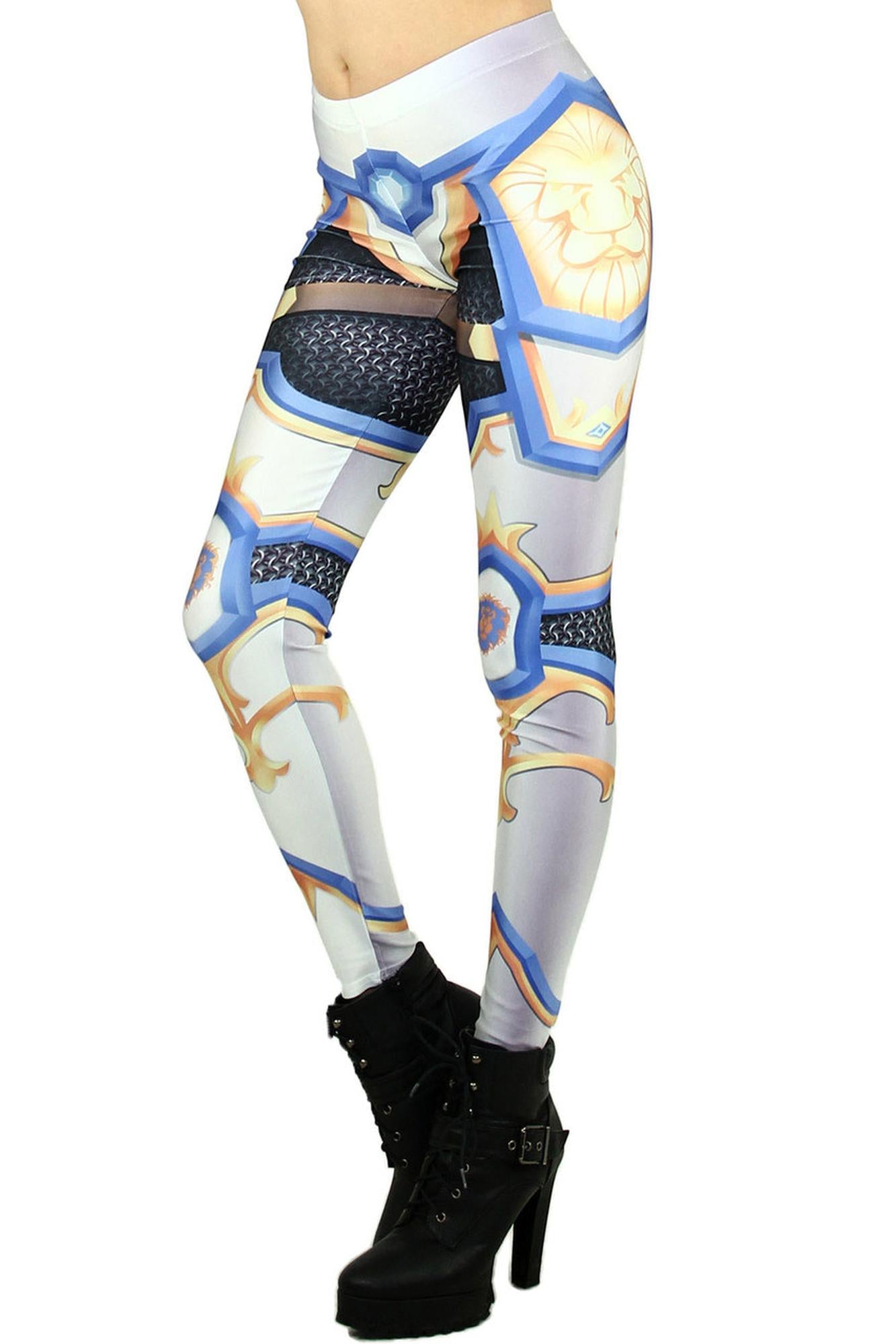 Wholesale Graphic Print Hero Armor Leggings