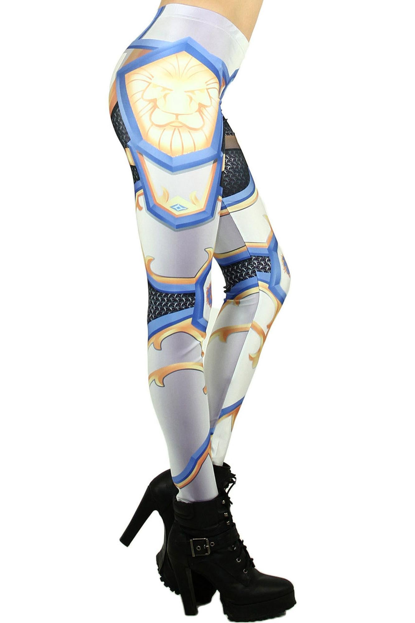 Wholesale Graphic Print Hero Armor Leggings
