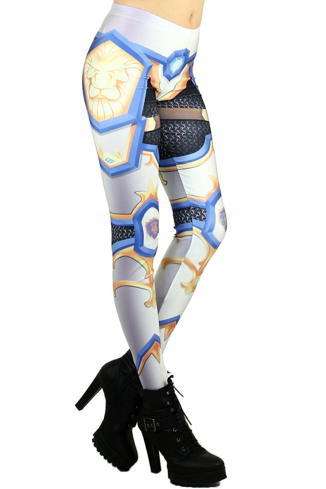 Wholesale Graphic Print Hero Armor Leggings