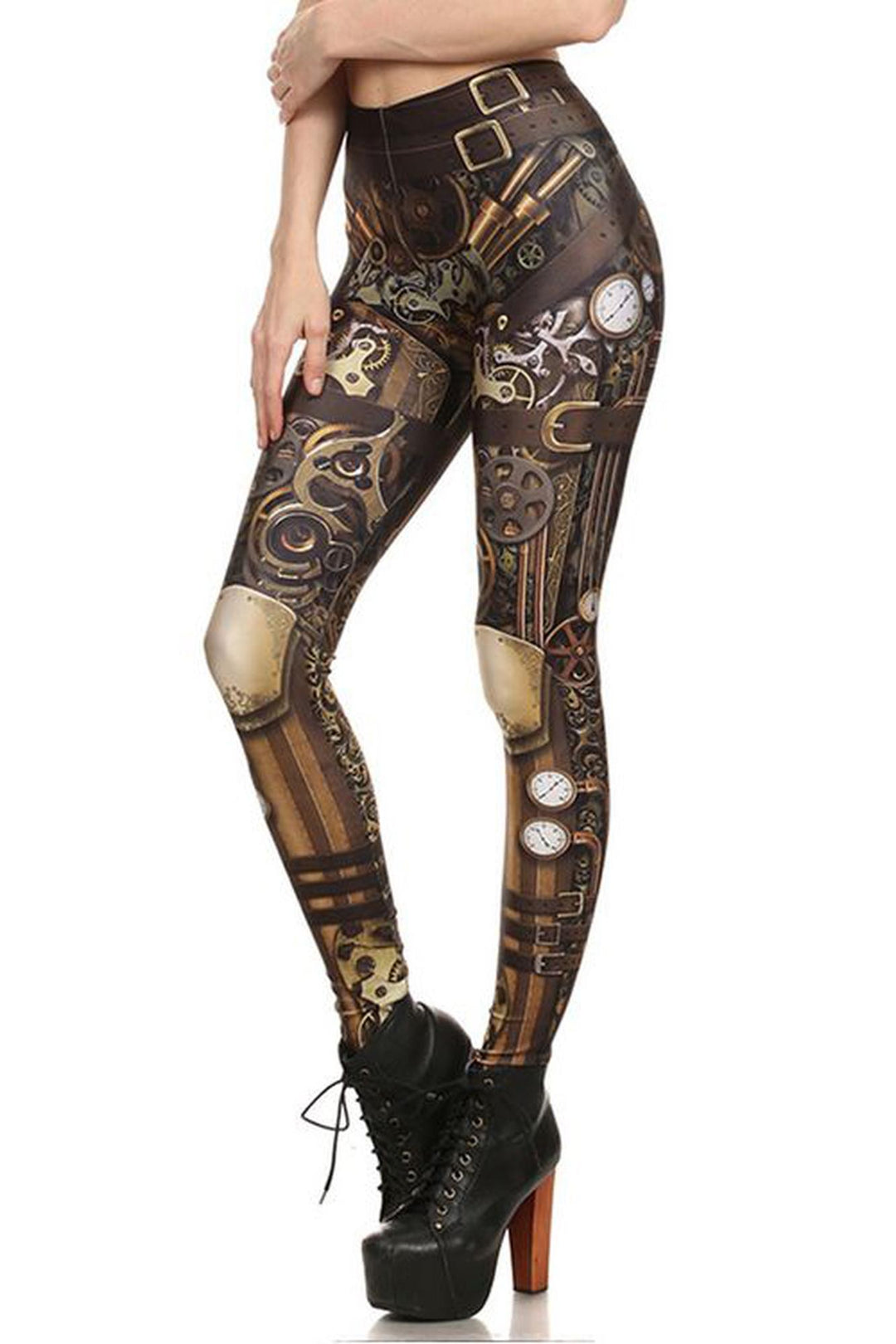 Wholesale Premium Graphic Classic Steampunk Leggings