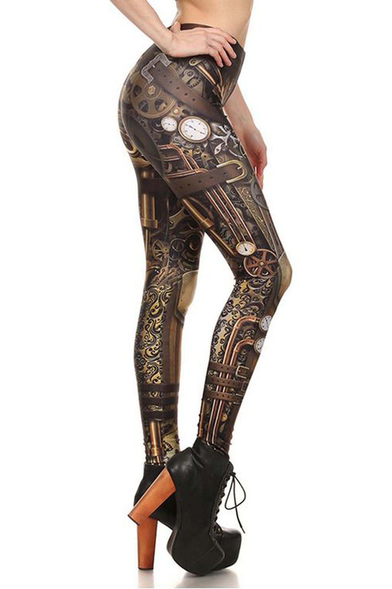 Wholesale Premium Graphic Classic Steampunk Leggings