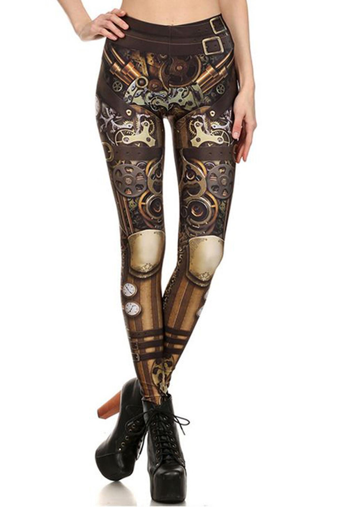 Wholesale Premium Graphic Classic Steampunk Leggings