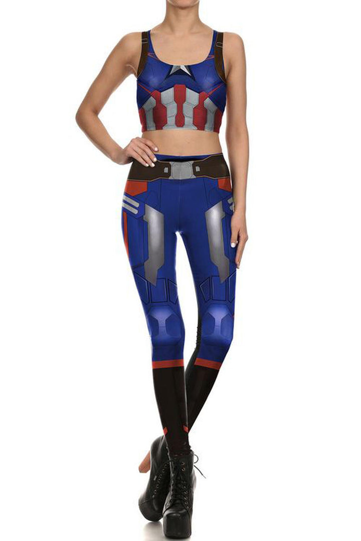 DP-1645KDK - Wholesale Premium Graphic Leggings