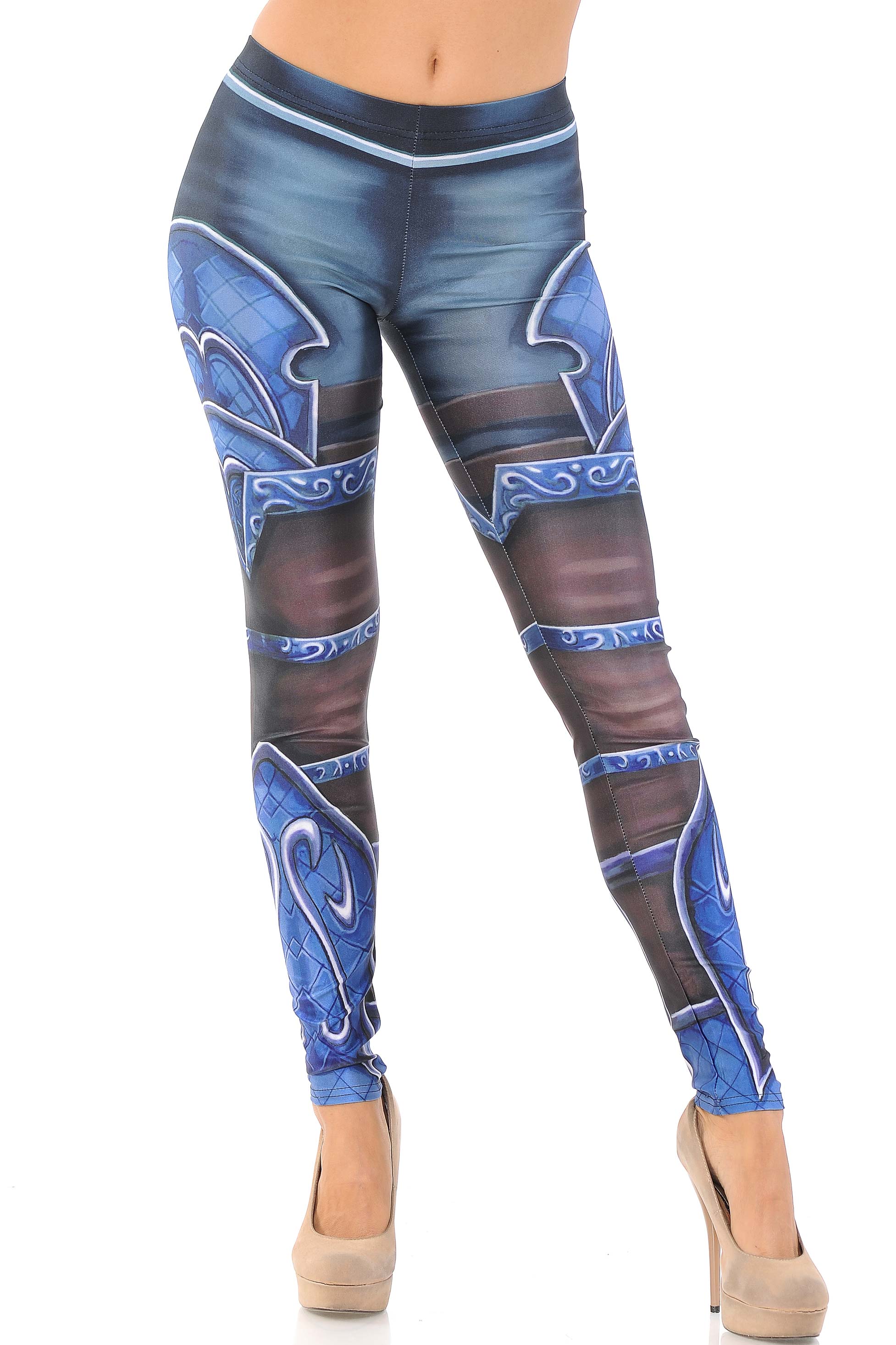 Wholesale Graphic Print Legend Armor Leggings