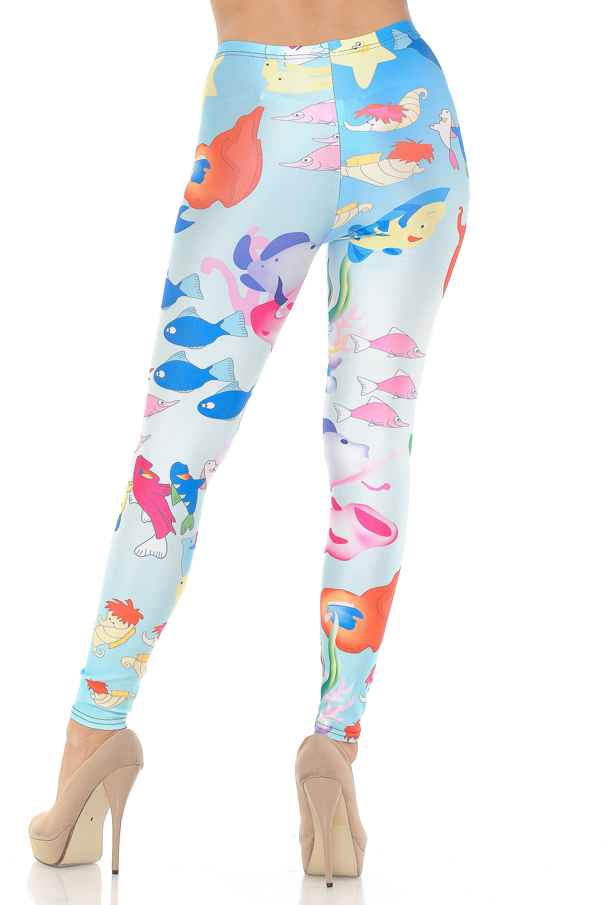 Wholesale Graphic Printed Little Mermaid Ariel Leggings