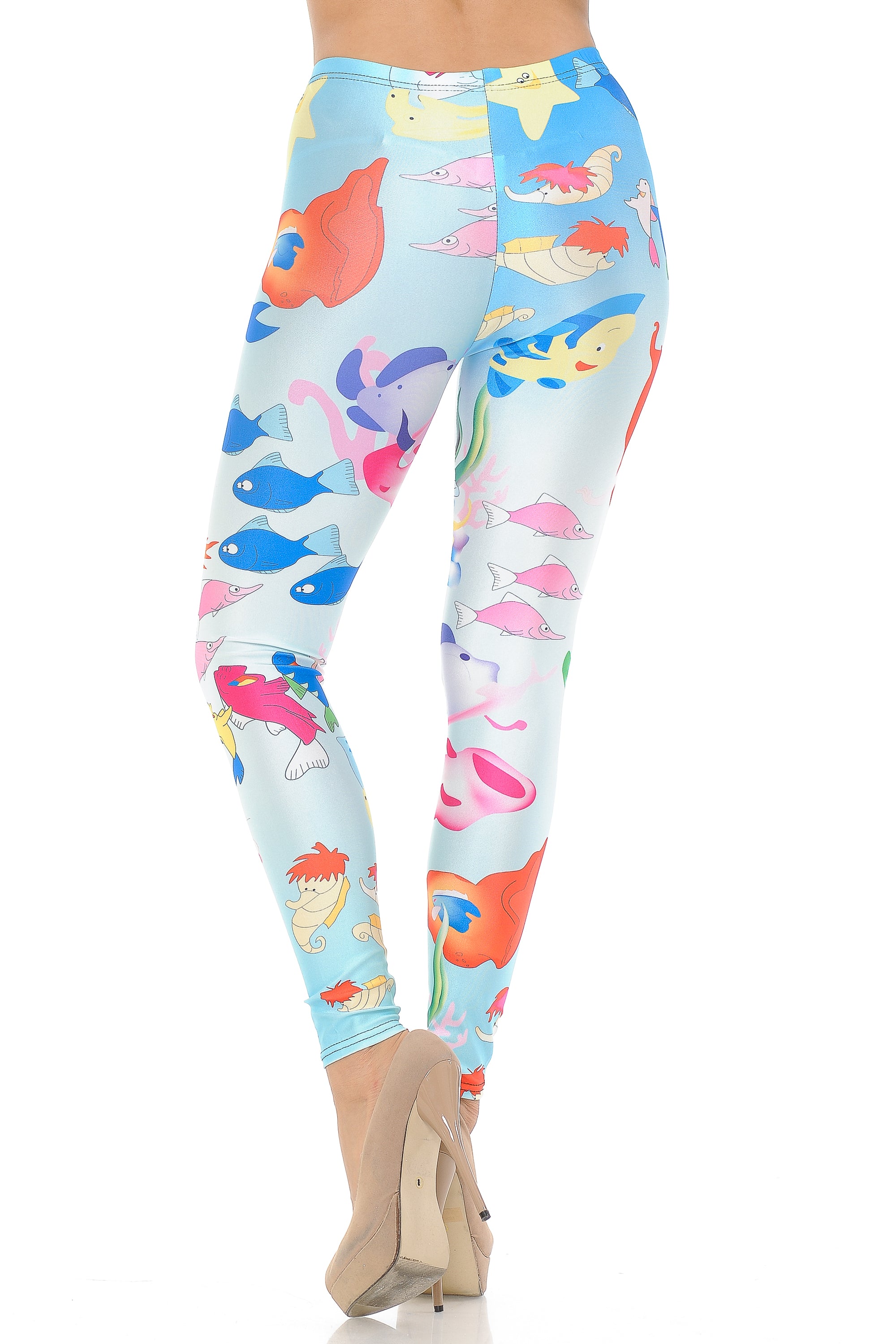 Wholesale Graphic Printed Little Mermaid Ariel Leggings