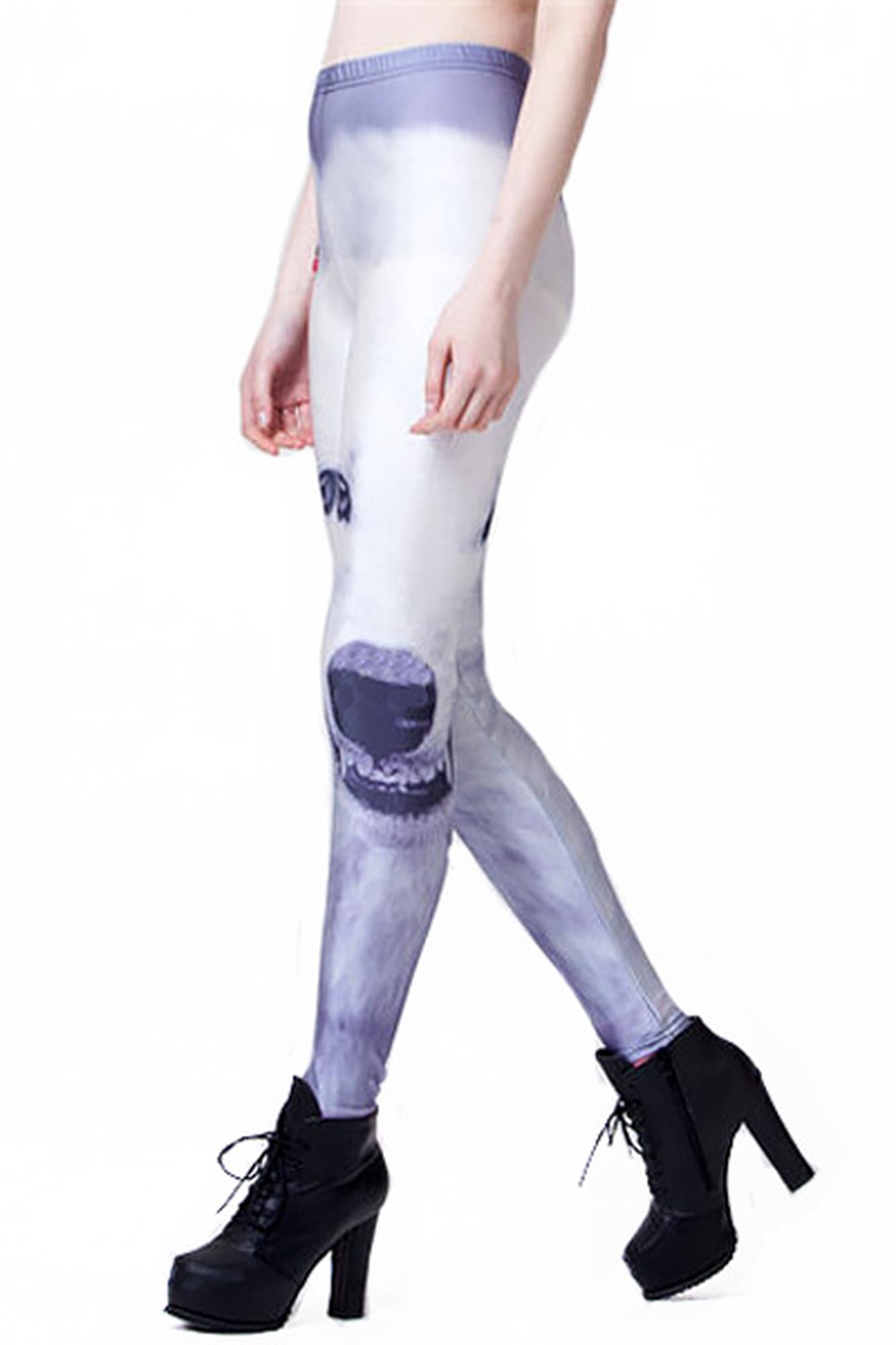 Wholesale Graphic Snow Wolf Leggings