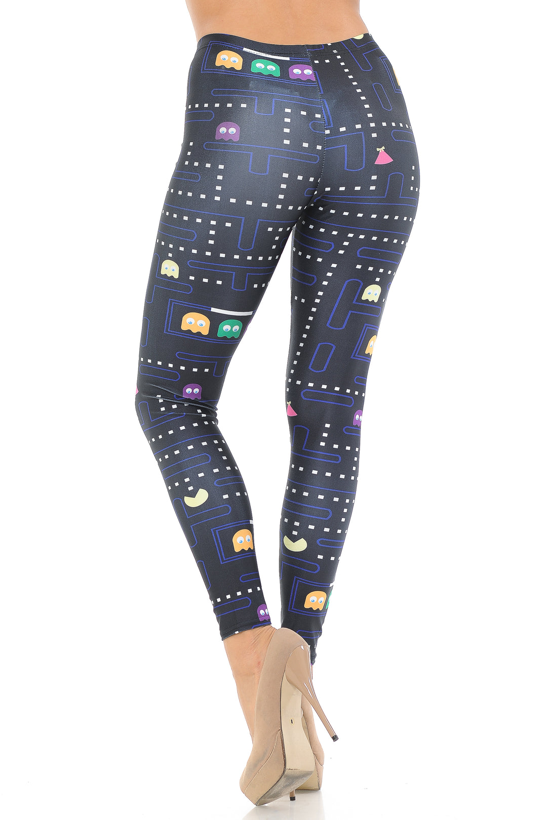 Wholesale Graphic Printed Vintage Pacman Leggings