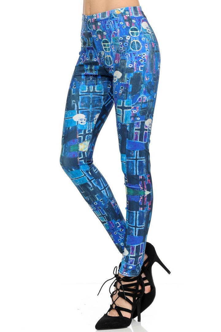 Wholesale Graphic Skull and Cross Leggings