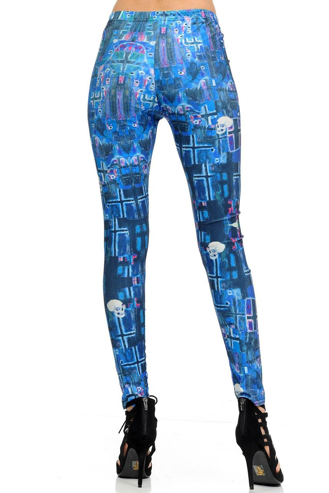 Wholesale Graphic Skull and Cross Leggings