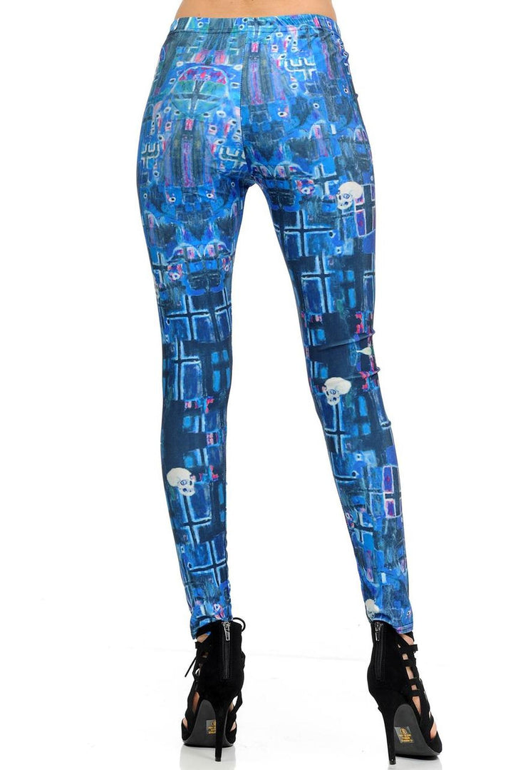 Wholesale Graphic Skull and Cross Leggings